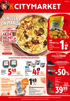 K-Citymarket -luettelo | K-citymarket tarjoukset | 2026-10-05T00:00:00.000Z - 2026-10-07T00:00:00.000Z