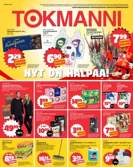 Tokmanni -luettelo, Pori | Tarjoussanomat | 2026-10-12T00:00:00.000Z - 2026-11-01T00:00:00.000Z