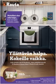 K-Rauta -luettelo, Kotka | K rauta keittiolite lokakuu2026 | 2026-10-14T00:00:00.000Z - 2026-10-28T00:00:00.000Z