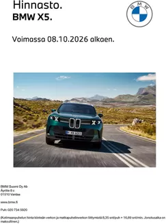 BMW -luettelo, Mänttä-Vilppula | BMW X5. | 2026-10-20T00:00:00.000Z - 2026-11-03T00:00:00.000Z