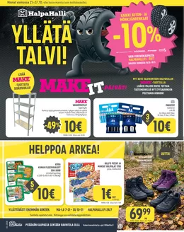 HalpaHalli -luettelo, Pyhäntä | Ajankohtaiset erikoiskampanjat | 2026-10-14T00:00:00.000Z - 2026-11-10T00:00:00.000Z