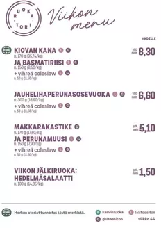 S-Market -luettelo | Parhaat löytömme | 2026-10-27T00:00:00.000Z - 2026-11-02T00:00:00.000Z