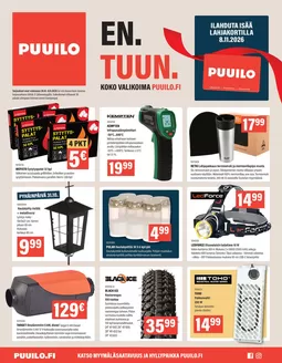 Puuilo -luettelo | Uusia tarjouksia löydettäväksi | 2026-10-26T00:00:00.000Z - 2026-11-08T00:00:00.000Z