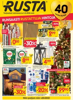 Rusta -luettelo | Parhaat löytömme | 2026-10-27T00:00:00.000Z - 2026-11-01T00:00:00.000Z