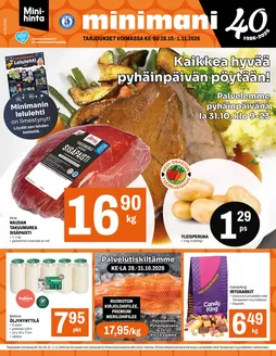 Minimani -luettelo, Sipoo | Houkuttelevia erikoistarjouksia kaikille | 2026-10-28T00:00:00.000Z - 2026-11-01T00:00:00.000Z