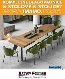 Harvey Norman katalog u | Kompletne blagovaonice Imamo. | 2026-01-01T00:00:00.000Z - 2026-12-31T00:00:00.000Z
