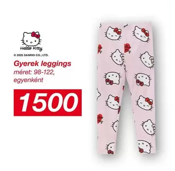 Hello Kitty - Gyerek leggings