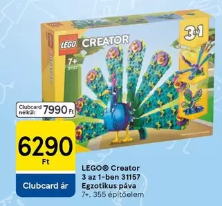 Lego - 3 az 1-ben 31157 Egzotikus páva