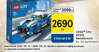 Lego - City 60312 Rendőrautó