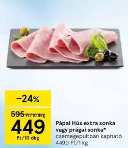 extra sonka vagy prágai sonka