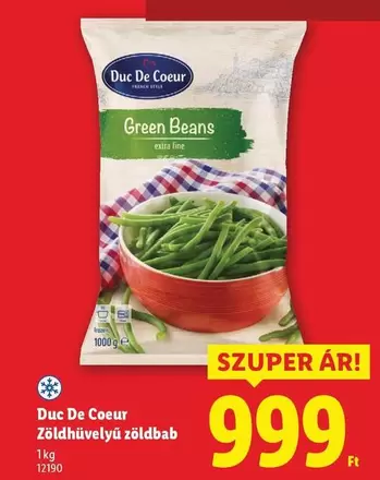 Zöldhüvelyű zöldbab