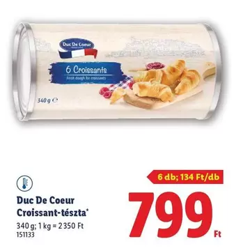 Croissant-tészta