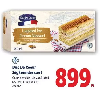 Jégkrémdesszert