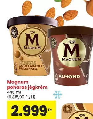 Magnum - poharas jégkrém