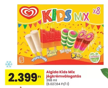 Kids Mix jégkrémválogatás