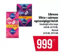Ultra+ szárnyas egészségügyi betét