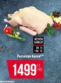 Pecsenye kacsa**
