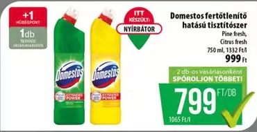 fertőtlenítő hatású tisztítószer