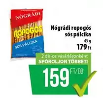 ropogós sós pálcika