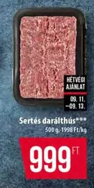 Sertés darálthús