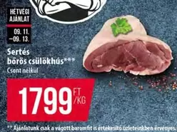 Sertés bőrös csülökhús