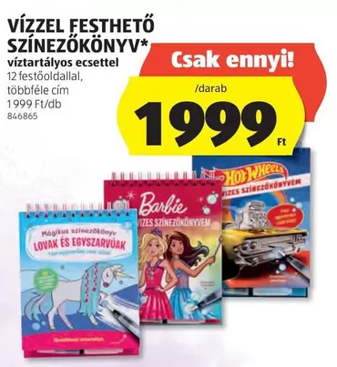 Barbie - SZÍNEZŐKÖNYV
