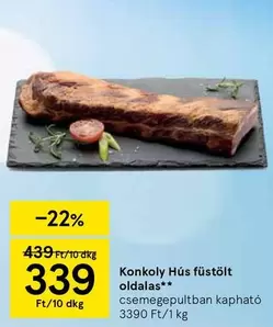 Hús füstölt oldalas