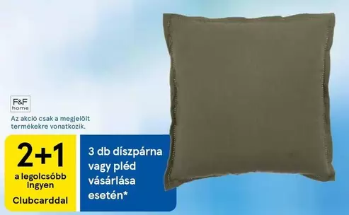 díszpárna vagy pléd