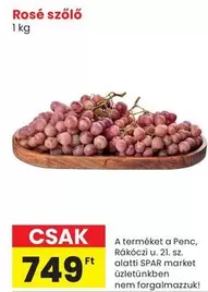 Rosé szőlő