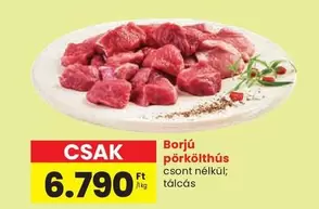 Borjú pörkölthús
