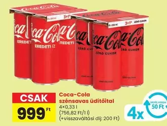 Coca Cola - szénsavas üdítőital