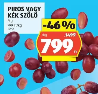 PIROS VAGY KÉK SZŐLŐ
