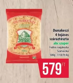 4 tojásos száraztészta