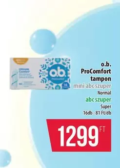 ProComfort tampon