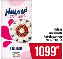 cukrászati habalapanyag
