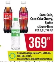 Coca Cola - Coca-Cola, Coca-Cola Cherry, Sprite