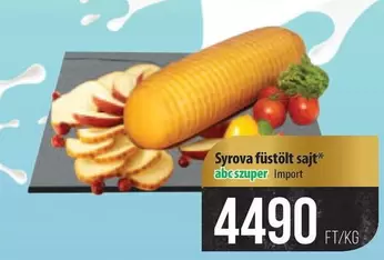 Syrova füstölt sajt