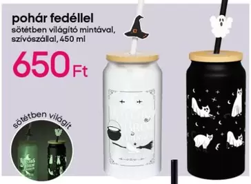 pohár fedéllel