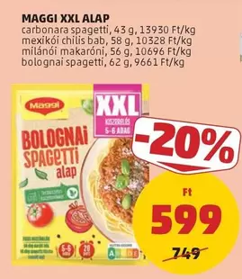 Xxl - XXL ALAP bolognai spagetti