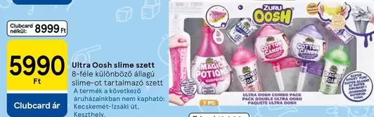 Ultra Oosh slime szett