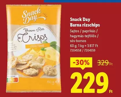 Barna rizschips