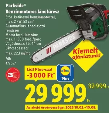Benzinmotoros láncfűrész