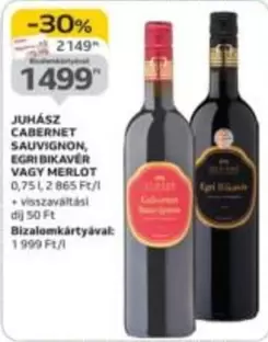 CABERNET SAUVIGNON, EGRI BIKAVER VAGY MERLOT