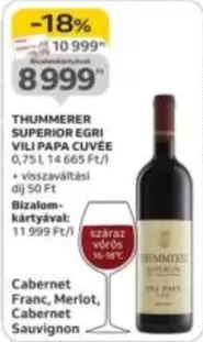 SUPERIOR EGRI VILI PAPA CUVÉE