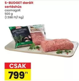 darált sertéshús