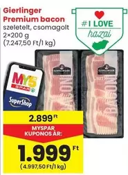 Premium bacon
