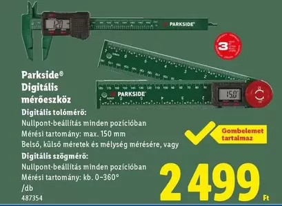 Digitális mérőeszköz
