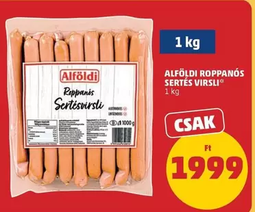 ROPPANÓS SERTÉS VIRSLI