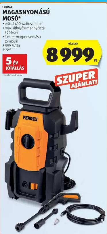 MAGASNYOMÁSÚ MOSÓ*