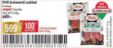Szalametti szalámi